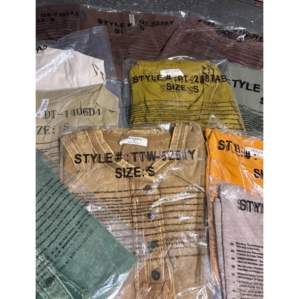 Zenana Outfitters Bulk Lot Bundle of 12 - Romper - tanks - Tee - Tops - SzSmall - Picture 3 of 6